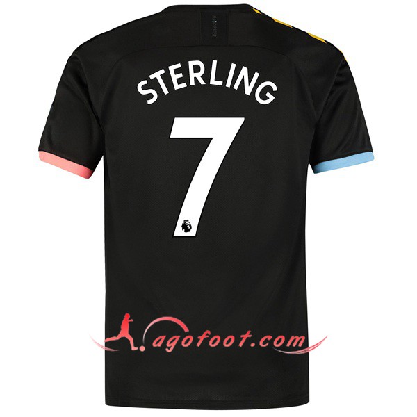 Maillot Foot Manchester City (STERLING 7) Exterieur Personnalisé Floqué 19/20