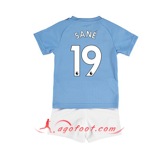 Maillot Foot Manchester City (SANE 19) Enfant Domicile Personnalisé Floqué 19/20