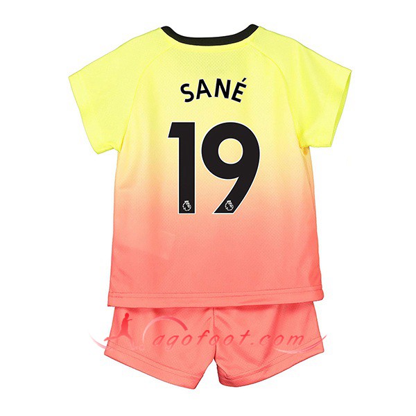 Maillot Foot Manchester City (SANE 19) Enfant Third Personnalisé Floqué 19/20