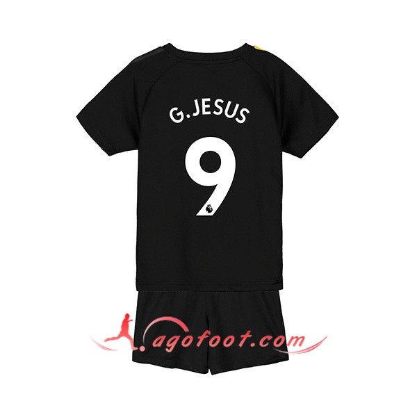 Maillot Foot Manchester City (G.JESUS 9) Enfant Exterieur Personnalisé Floqué 19/20
