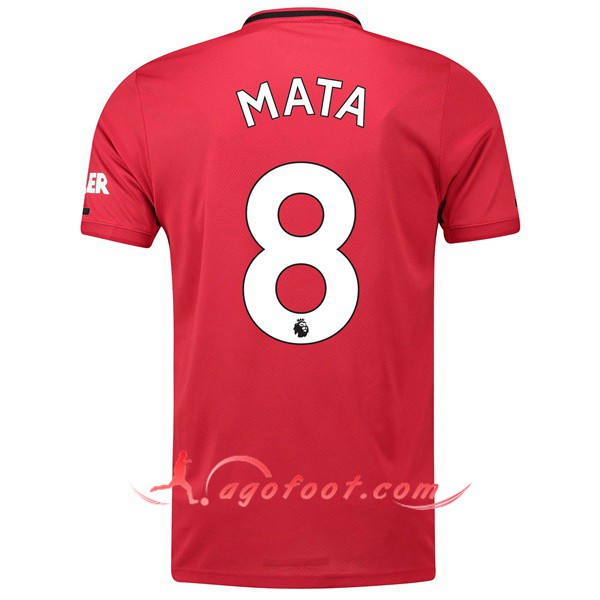 Maillot Foot Manchester United (MATA 8) Domicile Personnalisé Floqué 19/20