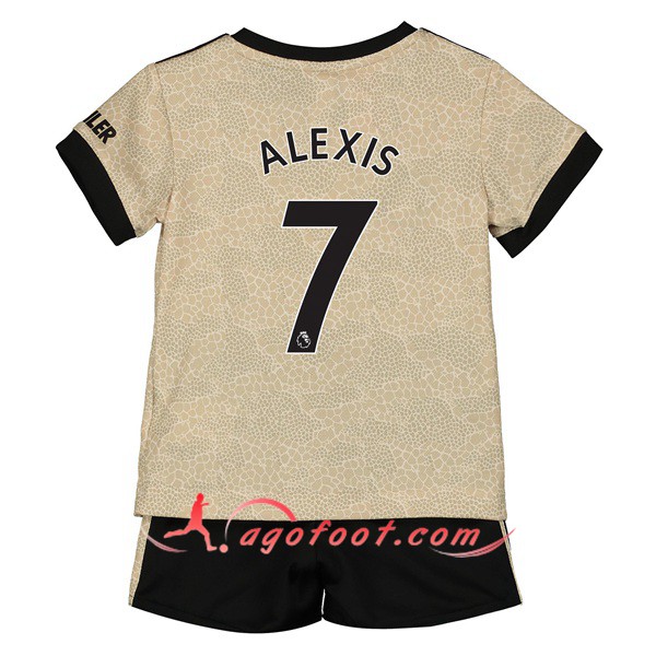 Maillot Foot Manchester United (ALEXIS 7) Enfant Exterieur Personnalisé Floqué 19/20