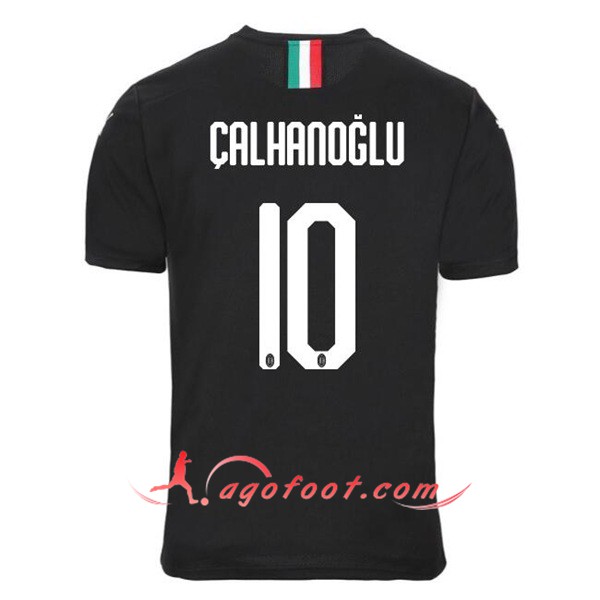 Maillot Foot Milan AC (CALHANOGLU 10) Third Personnalisé Floqué 19/20