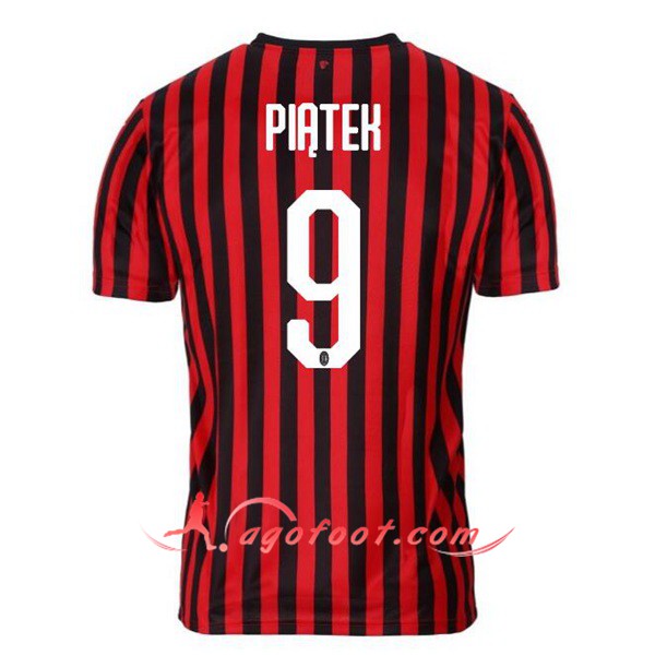 Maillot Foot Milan AC (PIATEH 9) Domicile Personnalisé Floqué 19/20