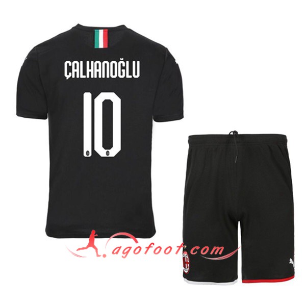 Maillot Foot Milan AC (CALHANOGLU 10) Third Personnalisé Floqué 19/20