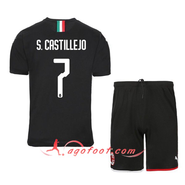 Maillot Foot Milan AC (S.CASTILLEJO 7) Third Personnalisé Floqué 19/20