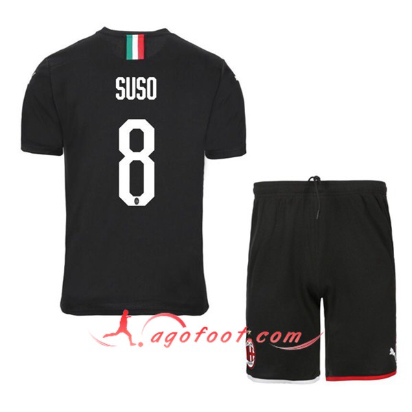Maillot Foot Milan AC (SUSO 8) Third Personnalisé Floqué 19/20