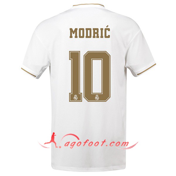 Maillot Foot Real Madrid (MODRIC 10) Domicile Personnalisé Floqué 19/20