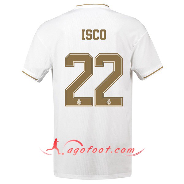 Maillot Foot Real Madrid (ISCO 4) Domicile Personnalisé Floqué 19/20