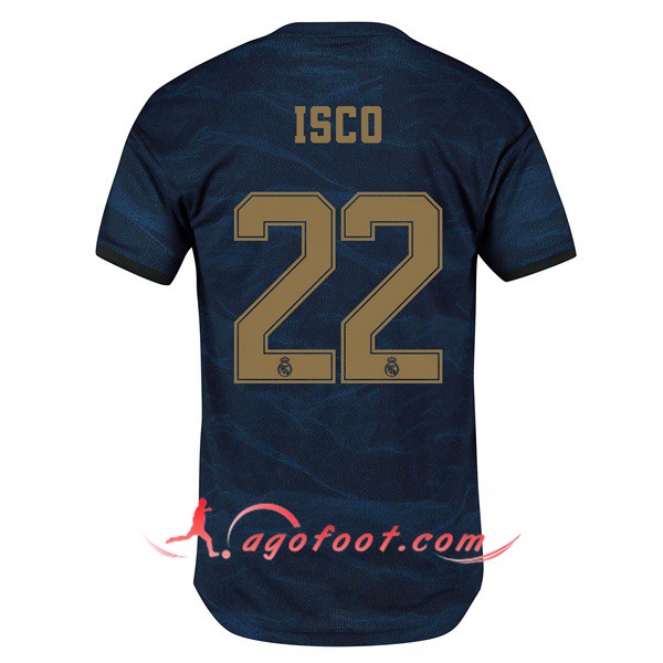 Maillot Foot Real Madrid (ISCO 4) Exterieur Personnalisé Floqué 19/20