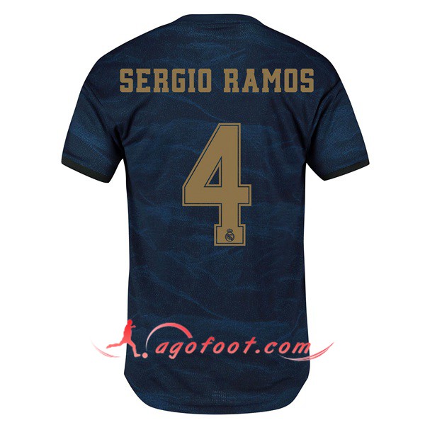 Maillot Foot Real Madrid (SERGIO RAMOS 4) Exterieur Personnalisé Floqué 19/20