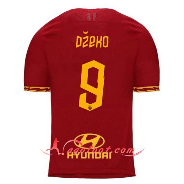 Maillot Foot AS Roma (DZEKO 9) Domicile Personnalisé Floqué 19/20