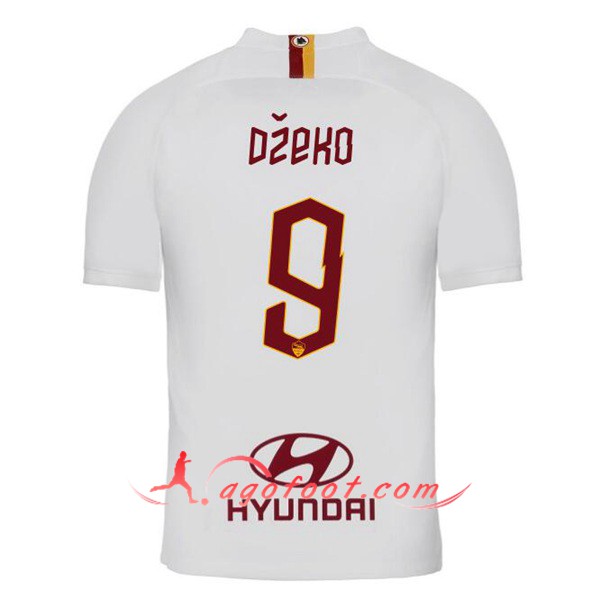 Maillot Foot AS Roma (DZEKO 9) Exterieur Personnalisé Floqué 19/20