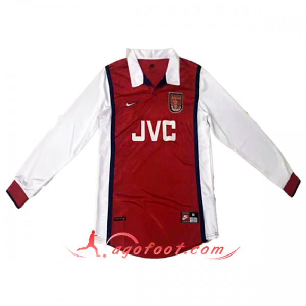 Maillot Retro Arsenal Domicile Manches longues 1998/1999