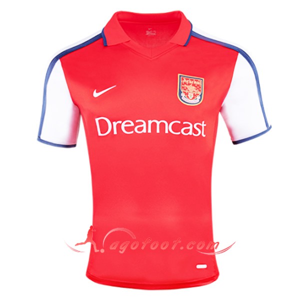 Maillot Retro Arsenal Domicile 2000/2001