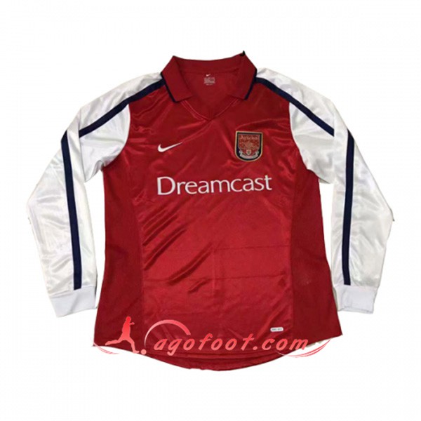 Maillot Retro Arsenal Domicile Manches longues 2000/2001