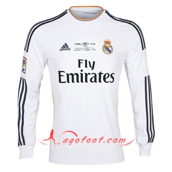 Maillot Retro Real Madrid Manches longues Domicile 2013/2014