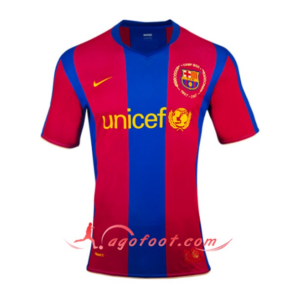 Maillot Retro FC Barcelone Domicile 2007/2008