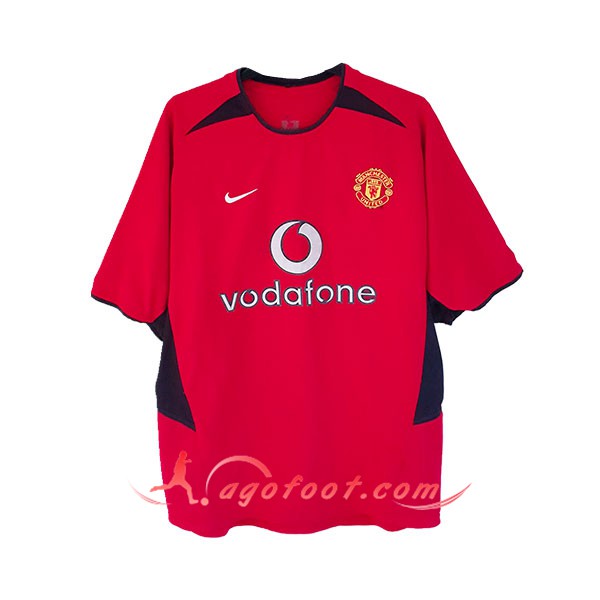 Maillot Retro Manchester United Domicile 2002/2003