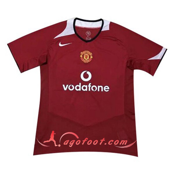 Maillot Retro Manchester United Domicile 2005/2006
