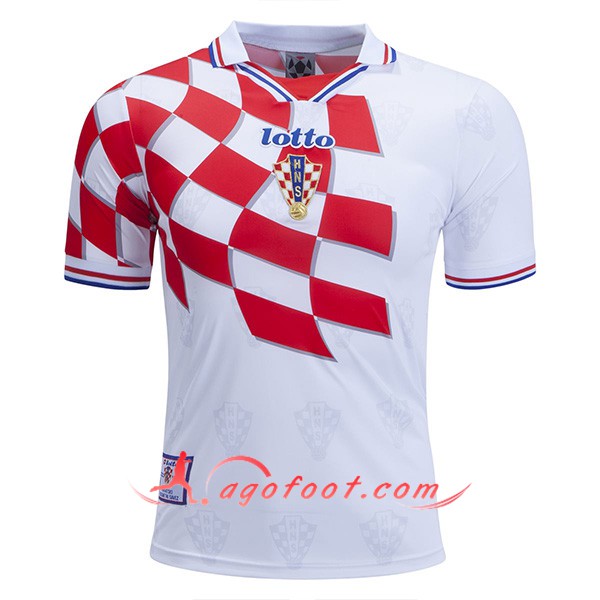 Maillot Retro Croatie Domicile 1998