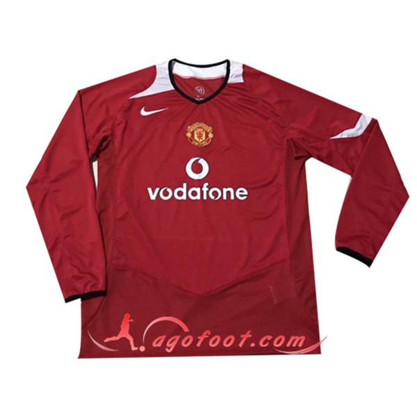Maillot Retro Manchester United Manches longues Domicile 2005/2006