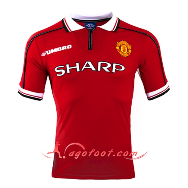 Maillot Retro Manchester United Domicile 1998/1999