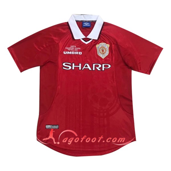 Maillot Retro Manchester United Domicile 1999/2000