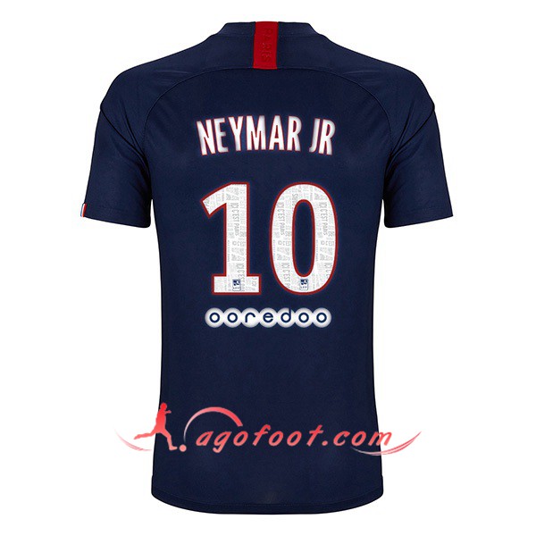 Maillot Foot PSG (NEYMAR JR 10) Domicile Personnalisé Floqué 19/20