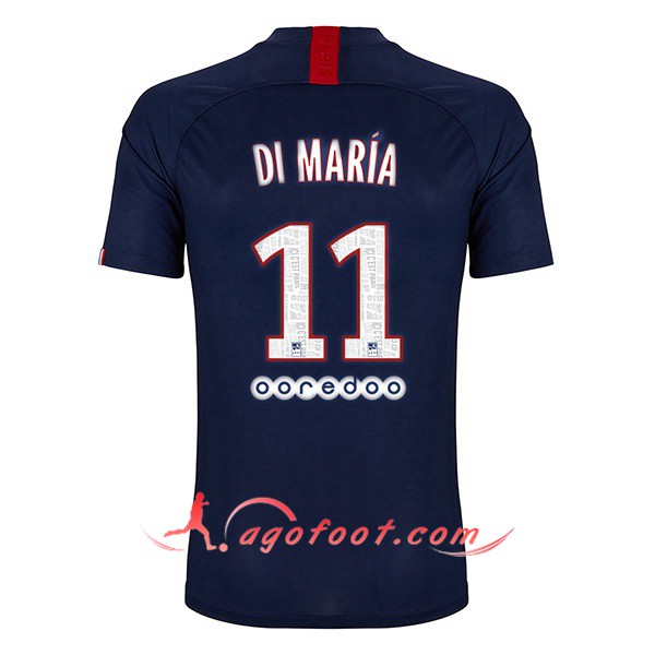 Maillot Foot PSG (DI MARIA 11) Domicile Personnalisé Floqué 19/20