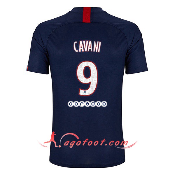 Maillot Foot PSG (CAVANI 9) Domicile Personnalisé Floqué 19/20