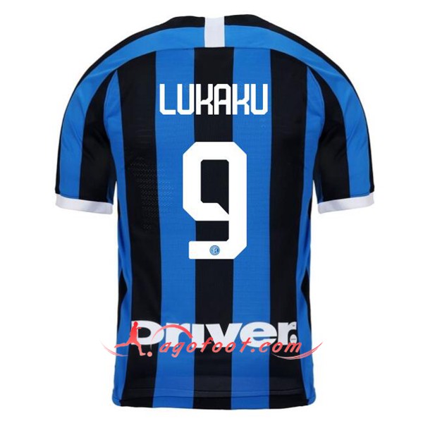 Maillot Foot Inter Milan (LUKAKU 9) Domicile Floqué 19/20