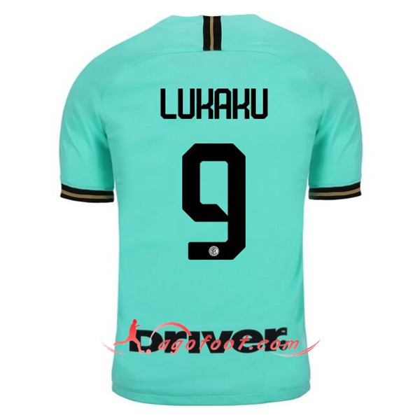 Maillot Foot Inter Milan (LUKAKU 9) Exterieur Floqué 19/20