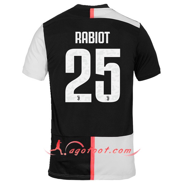 Maillot Foot Juventus (RABIOT 25) Domicile Floqué 19/20