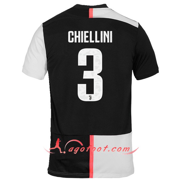 Maillot Foot Juventus (CHIELLINI 3) Domicile Floqué 19/20