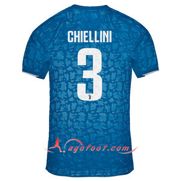Maillot Foot Juventus (CHIELLINI 3) Third Floqué 19/20