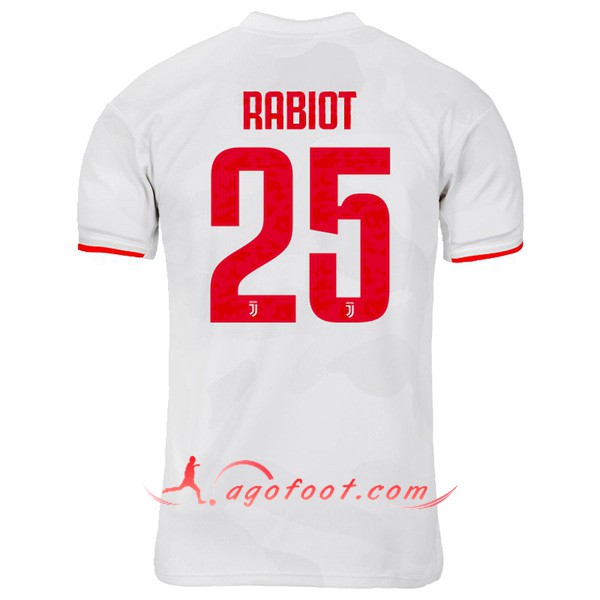 Maillot Foot Juventus (RABIOT 25) Exterieur Floqué 19/20