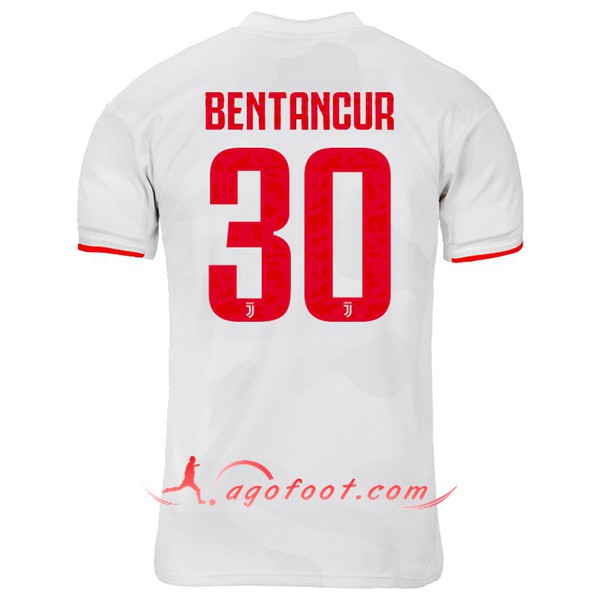 Maillot Foot Juventus (BENTANCUR 30) Exterieur Floqué 19/20