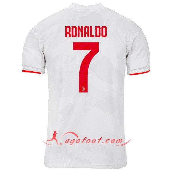 Maillot Foot Juventus (RONALDO 7) Exterieur Floqué 19/20