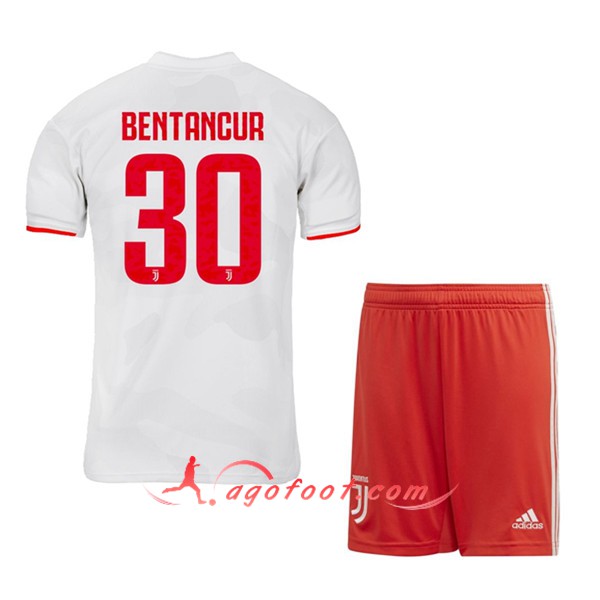 Ensemble Maillots Foot Juventus (BENTANCUR 30) Enfant Exterieur Floqué 19/20