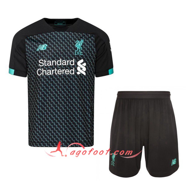 Ensemble Maillots Foot FC Liverpool Enfant Third Floqué 19/20
