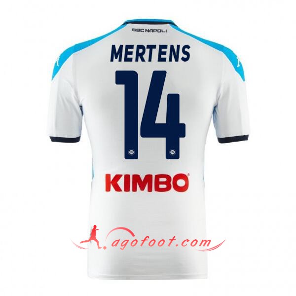 Maillot Foot SSC Naples (MERTENS 14) Third Floqué 19/20