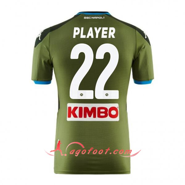 Maillot Foot SSC Naples (PLAYER 22) Exterieur Floqué 19/20