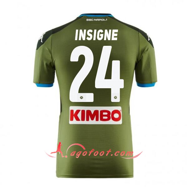 Maillot Foot SSC Naples (INSIGNE 24) Exterieur Floqué 19/20