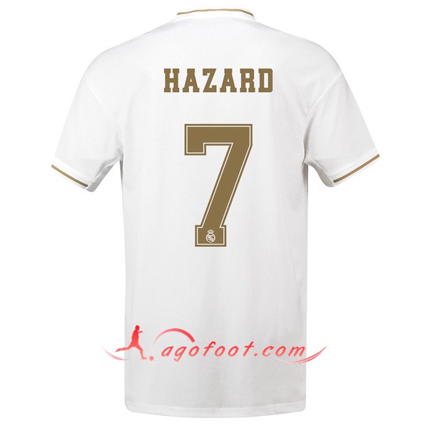 Maillot Foot Real Madrid (HAZARD 7) Domicile Floqué 19/20