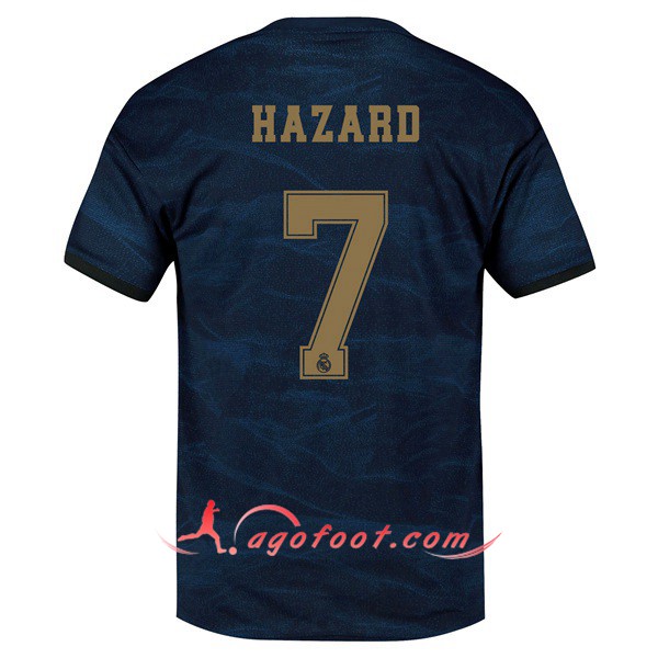 Maillot Foot Real Madrid (HAZARD 7) Exterieur Floqué 19/20