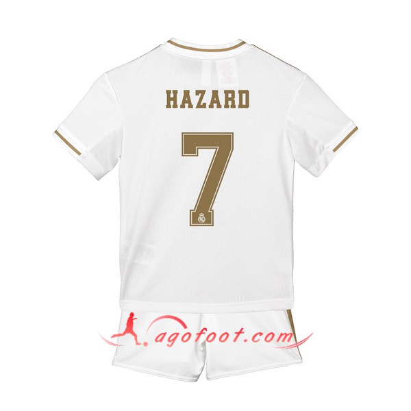 Ensemble Maillots Foot Real Madrid (HAZARD 7) Enfant Domicile Floqué 19/20