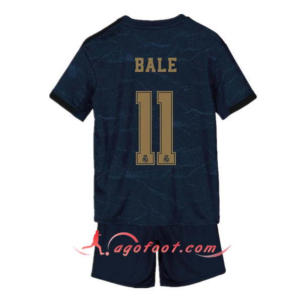 Ensemble Maillots Foot Real Madrid (BALE 11) Enfant Exterieur Floqué 19/20