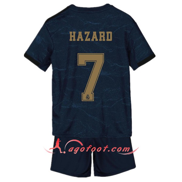 Ensemble Maillots Foot Real Madrid (HAZARD 7) Enfant Exterieur Floqué 19/20