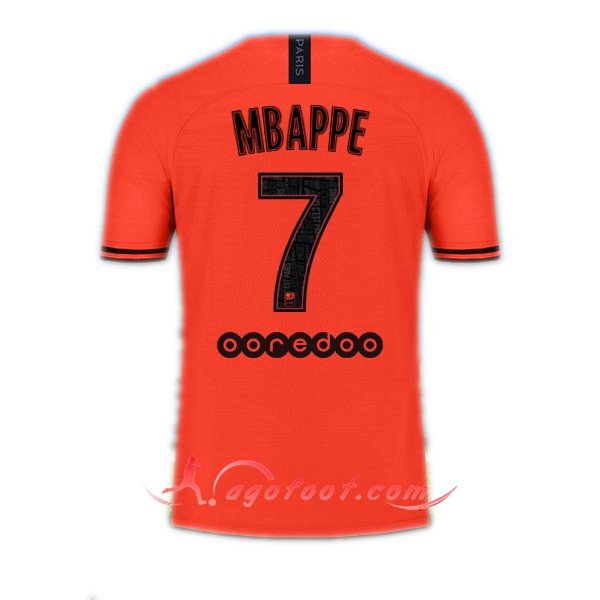 Maillot Foot PSG (MBAPPE 7) Exterieur Floqué 19/20